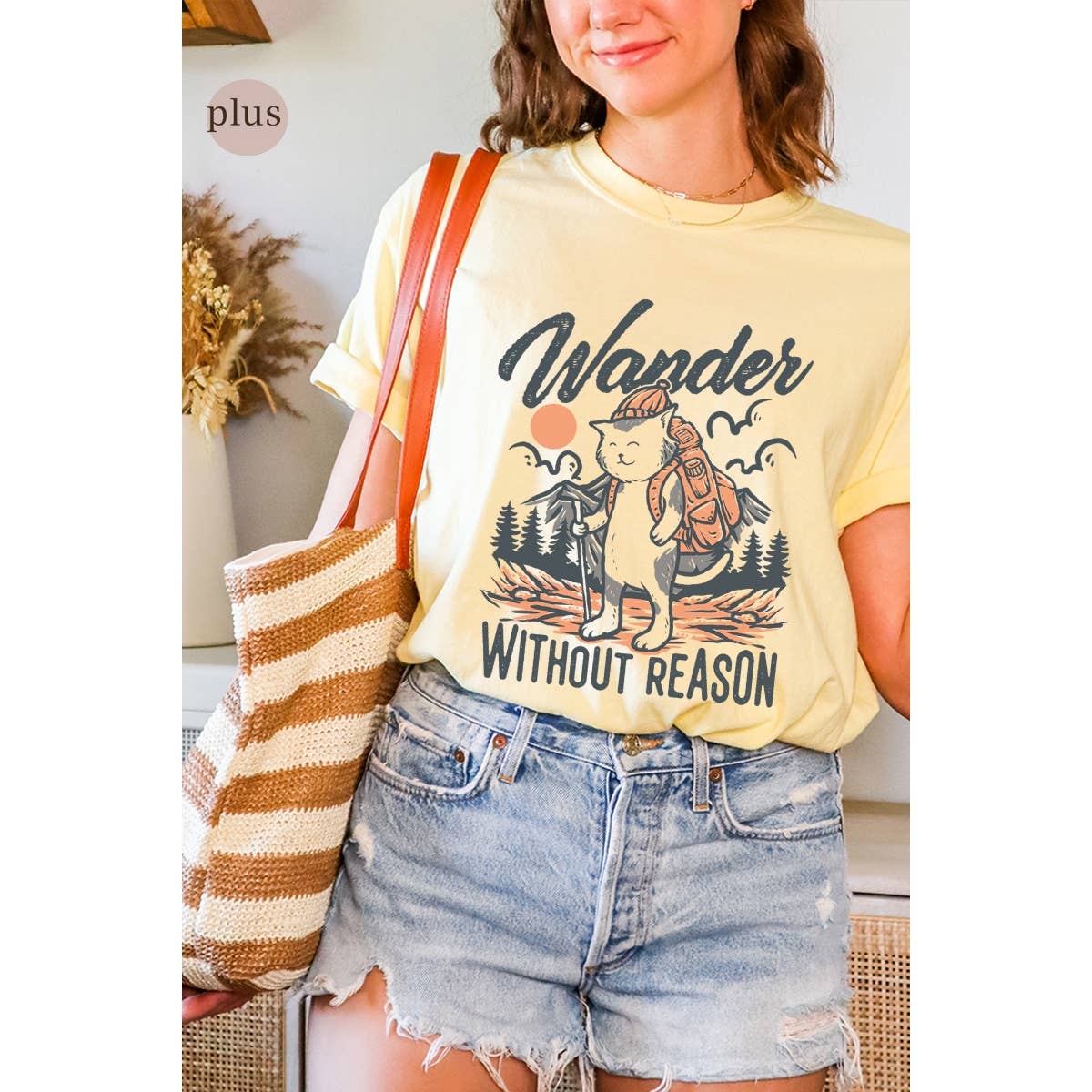 Wonder Without Reason Vintage Graphic Plus Tee