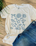 Coquette Seashell Graphic Tee/Crew