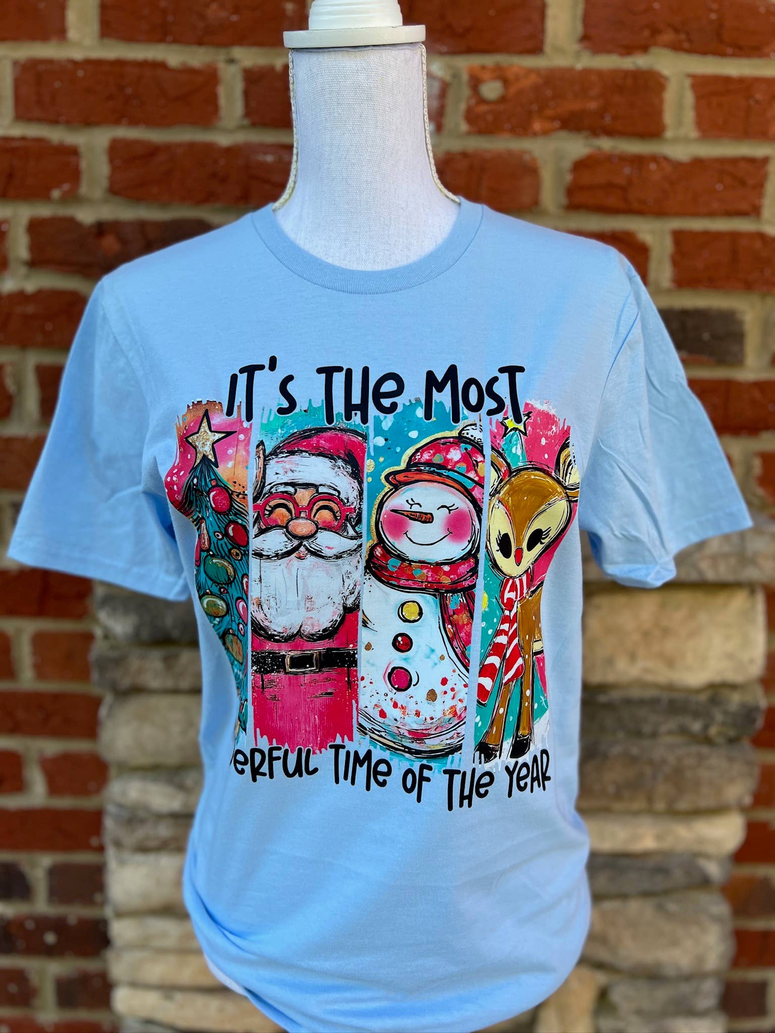 It's the Most Wonderful Time On Gildan Softstyle Light Blue