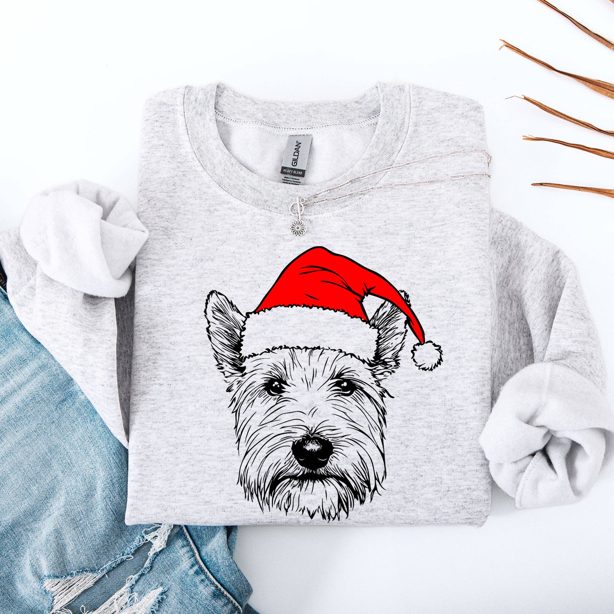 Westie, West Highland White Terrier Christmas Pet Sweatshirt