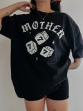 Mother Dice Mom Graphic Tee - Black