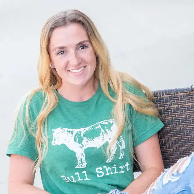 Bull Shirt Grass Green Sale T-Shirt