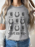 Leave Her Wild Graphic Tshirts