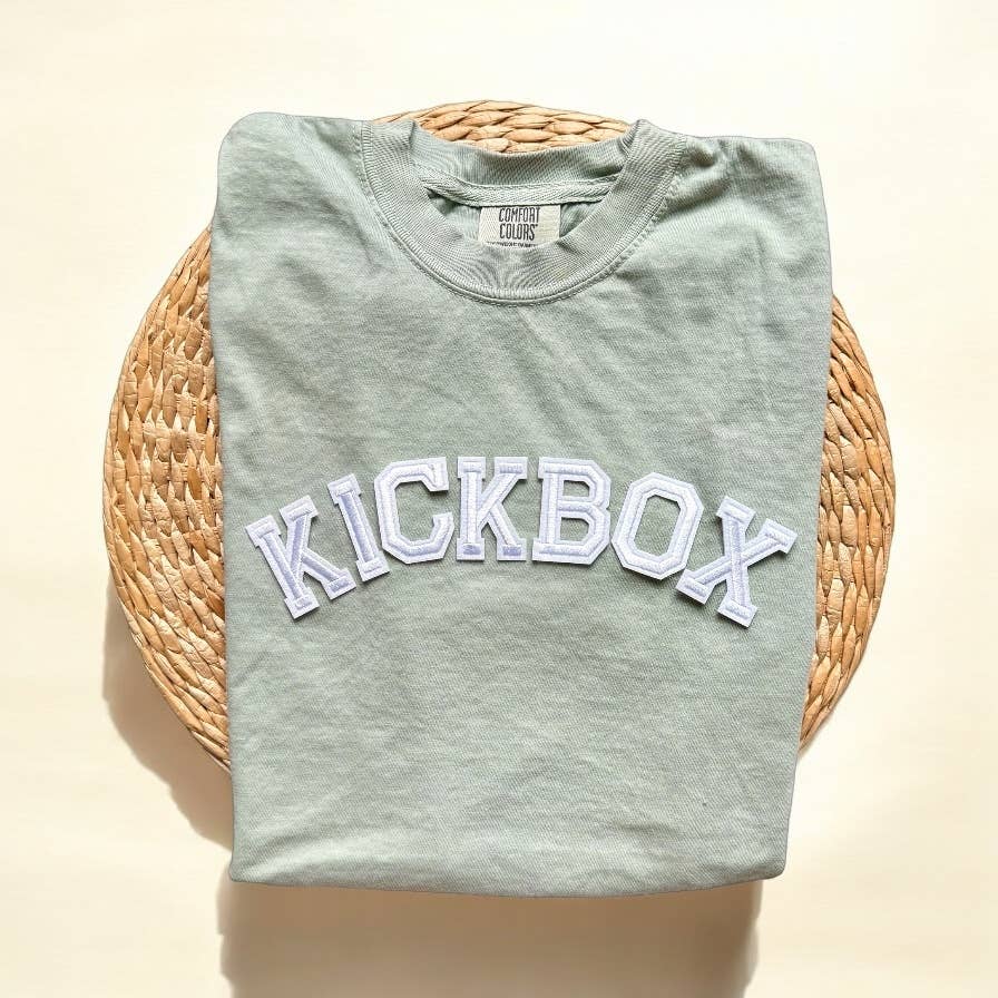 Comfort Colors Kickboxing Shirt, Kickboxing Fitness
