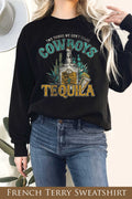 Cowboy Tequila Graphix Terry Sweatshirts