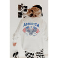 America Vintage Graphic  Sweatshirts
