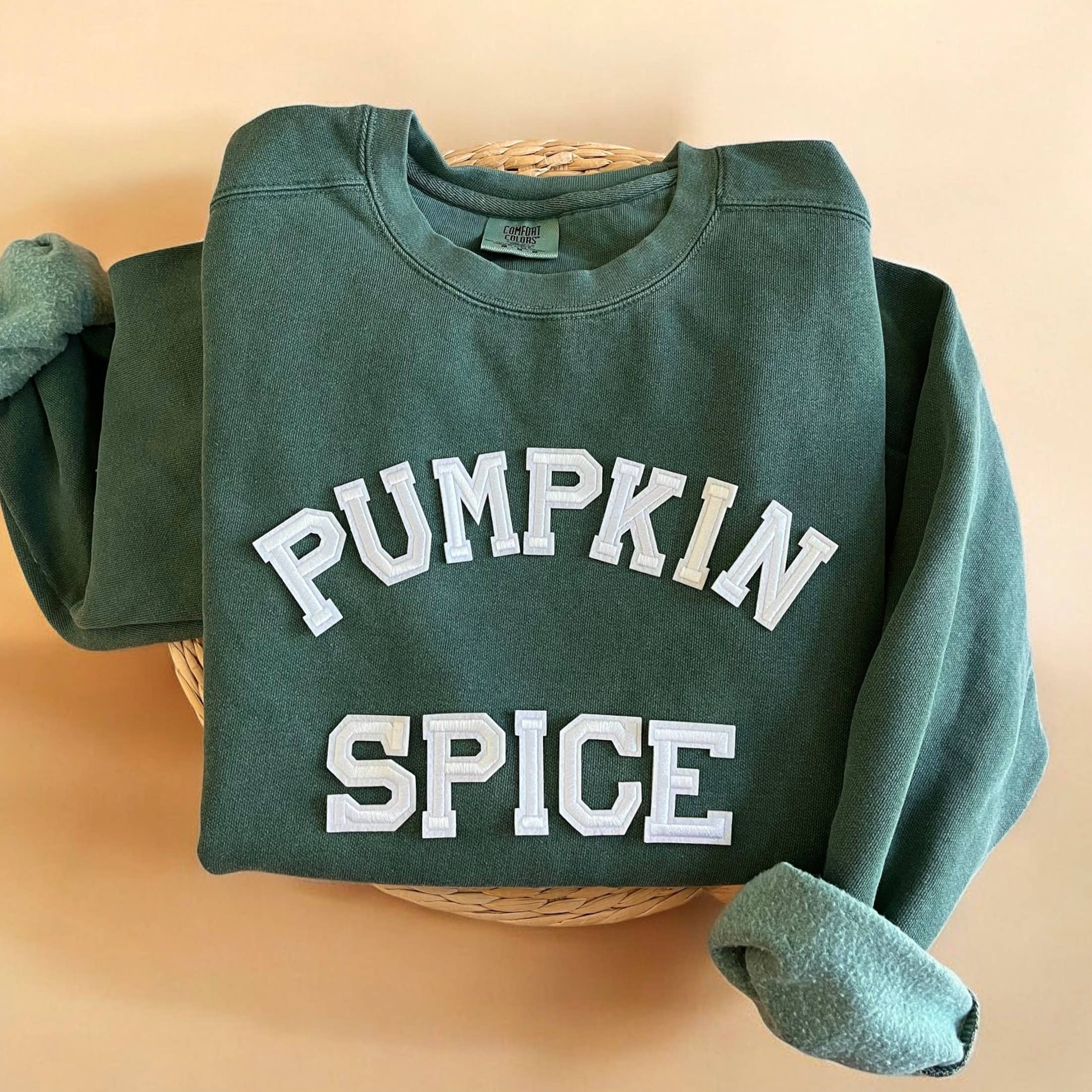 Comfort Colors® Pumpkin Spice Sweatshirt, Fall Sweatshirts