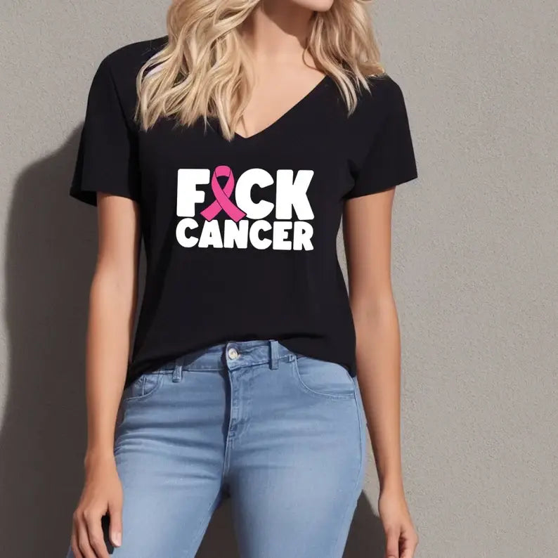 Fuck Cancer T-Shirt, Cancer Survivor Gift, Awareness Shirt