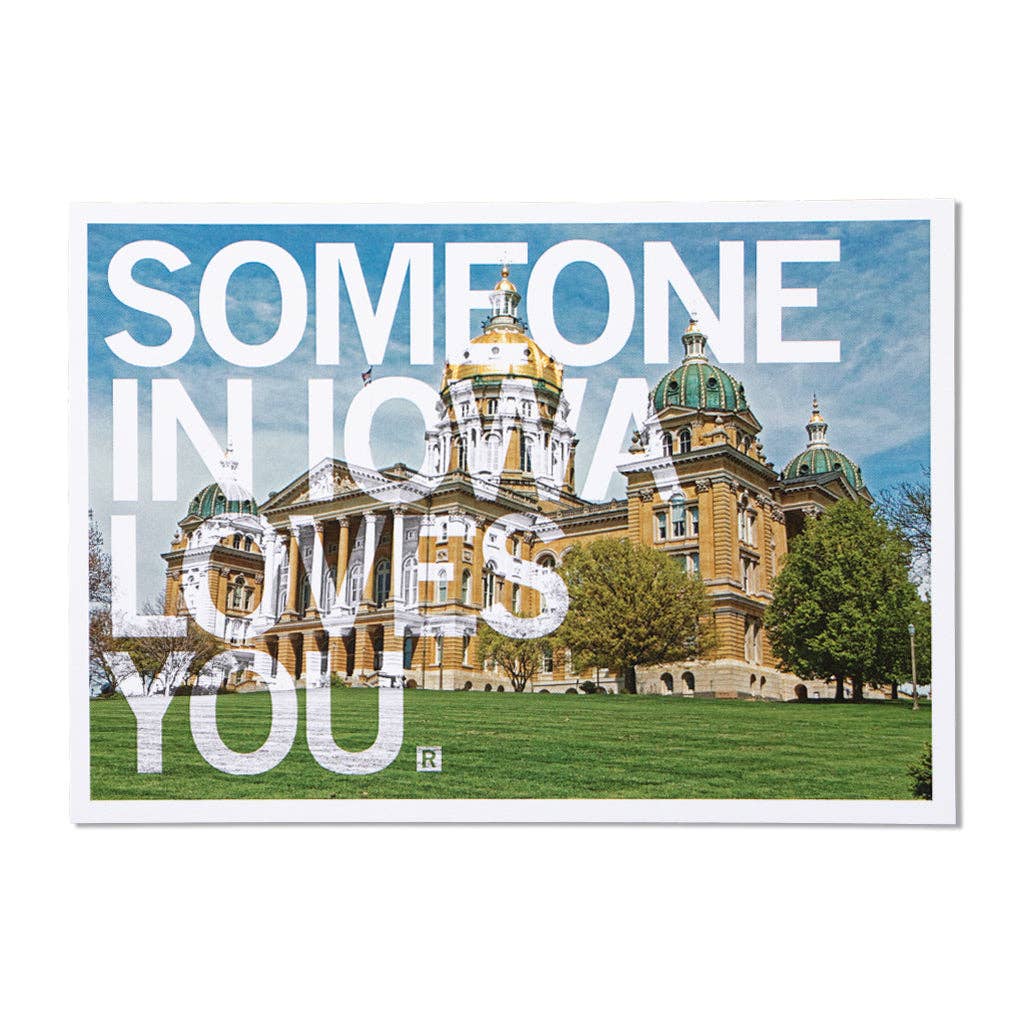 Someone Loves You Ia Photo Postcard