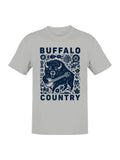 Buffalo Country Banjo Art Men's T-Shirt
