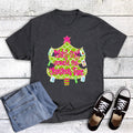 Christmas Mahj-Ing Around Christmas Tree Mahjong Graphic Tee