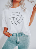 Chic Volleyball Lover Bk Sports T-Shirt
