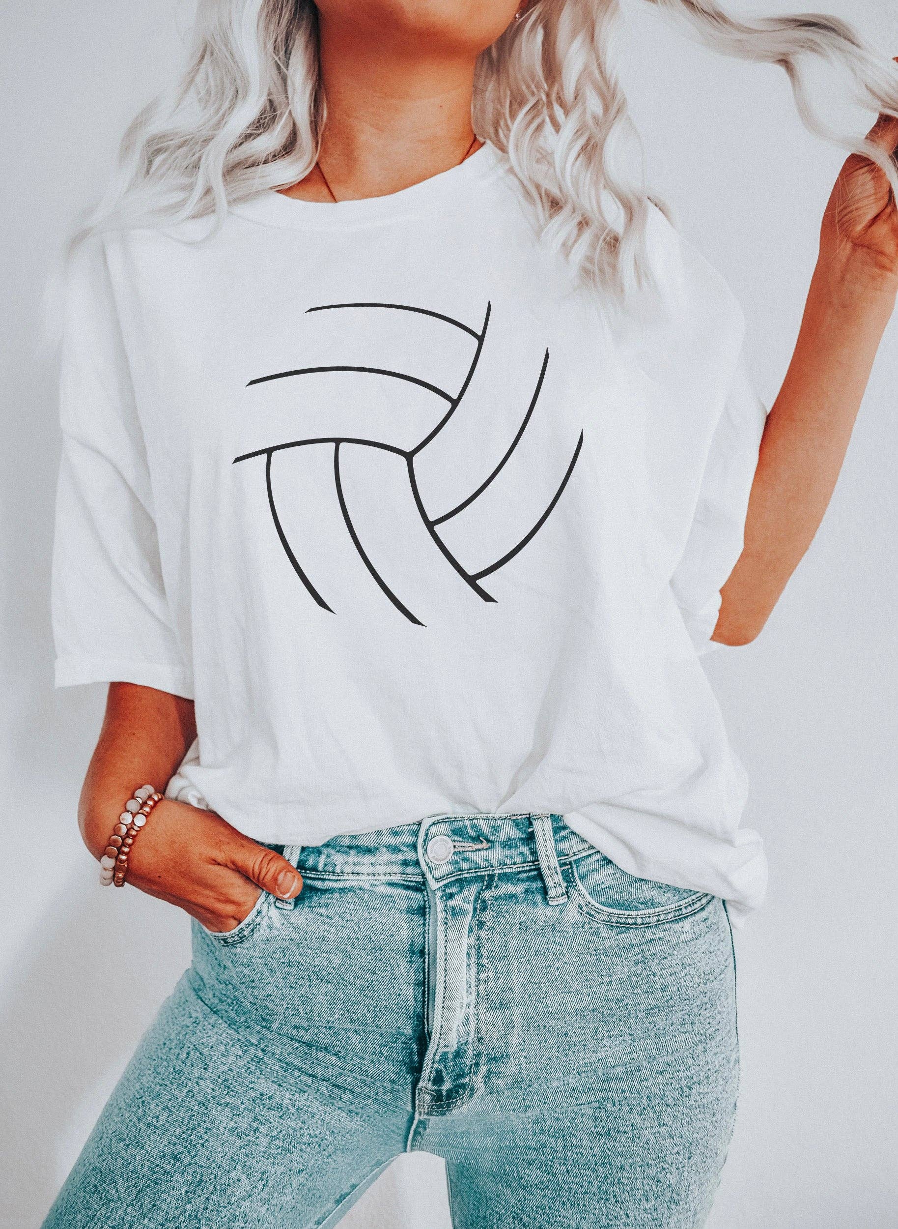 Chic Volleyball Lover Bk Sports T-Shirt