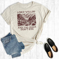 Western Lord Willing and the Creek Don't Rise Graphic Tee