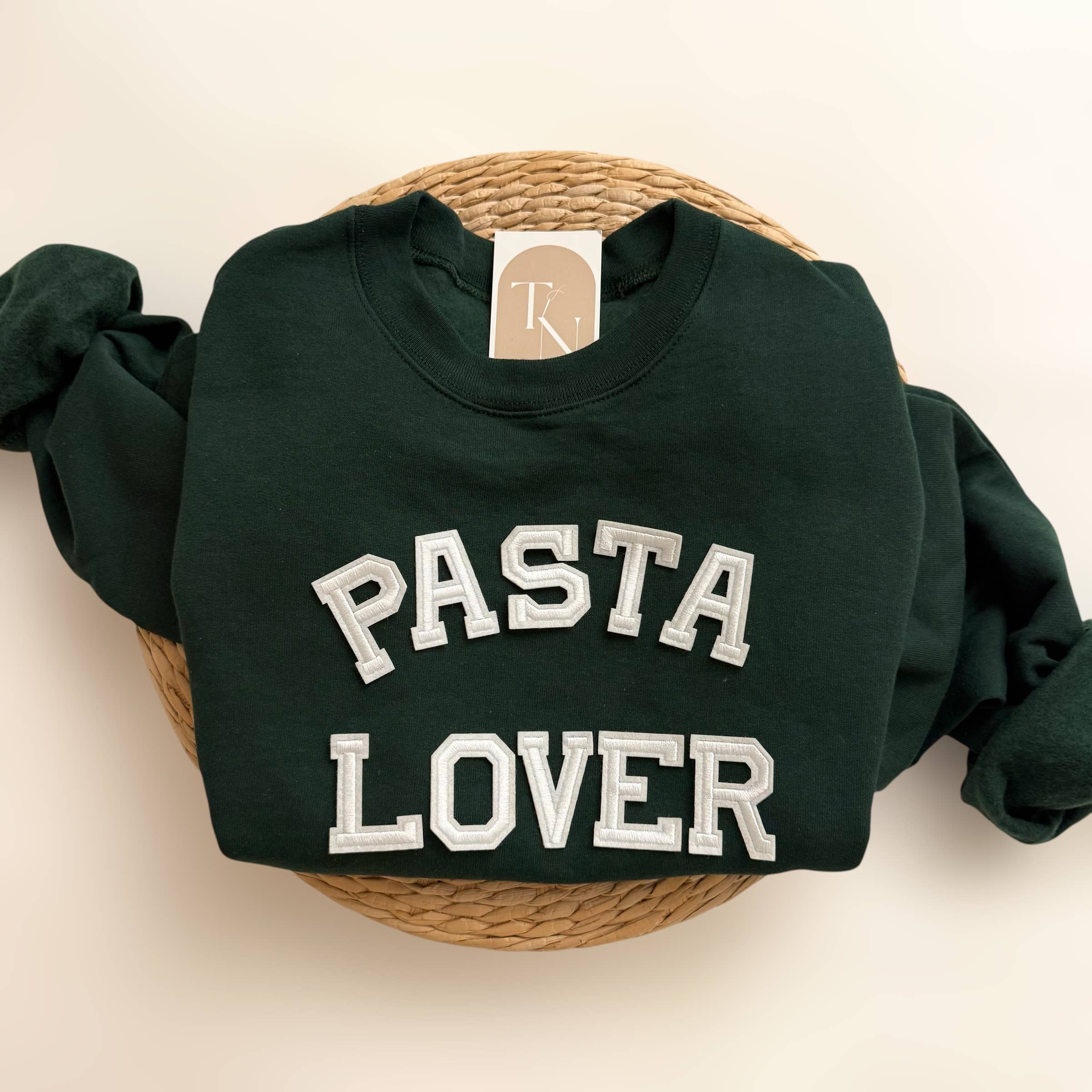 Pasta Lover Sweatshirt, Pasta Merch
