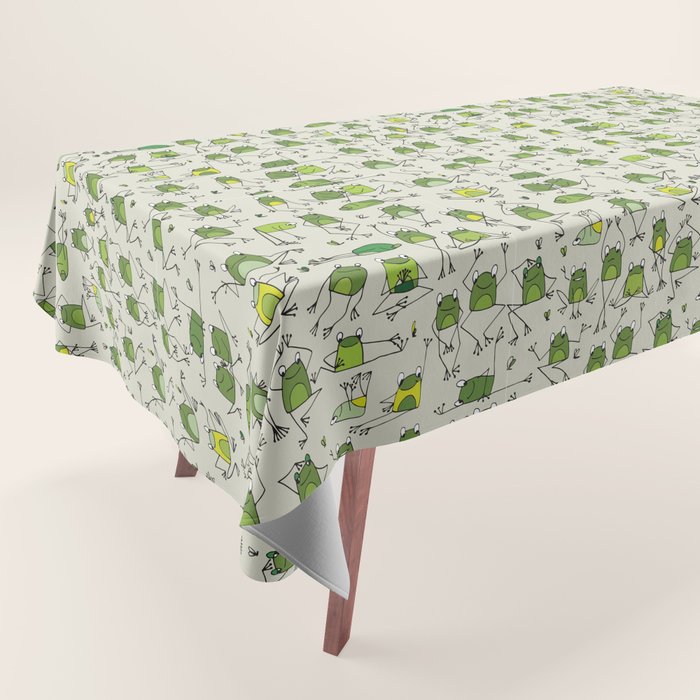 Funny Frogs Tablecloth Gallery Image 1