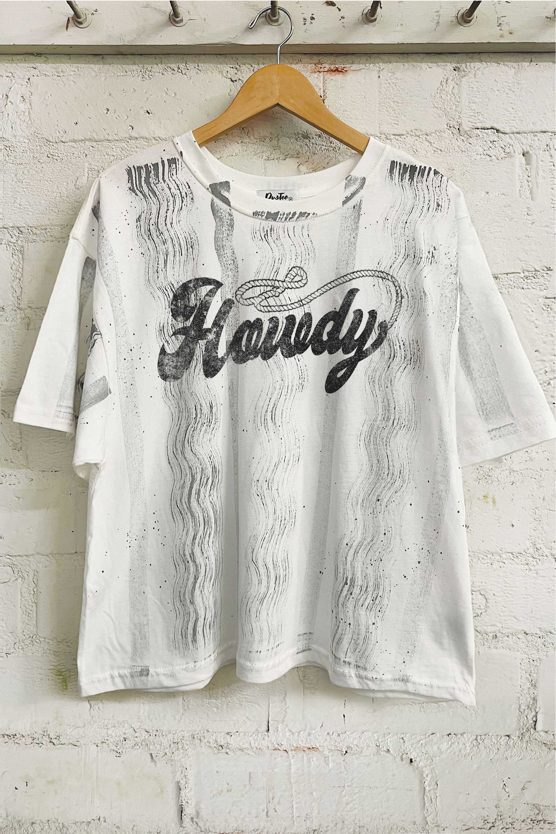 Howdy Soft Cotton Graphic Tee For Women