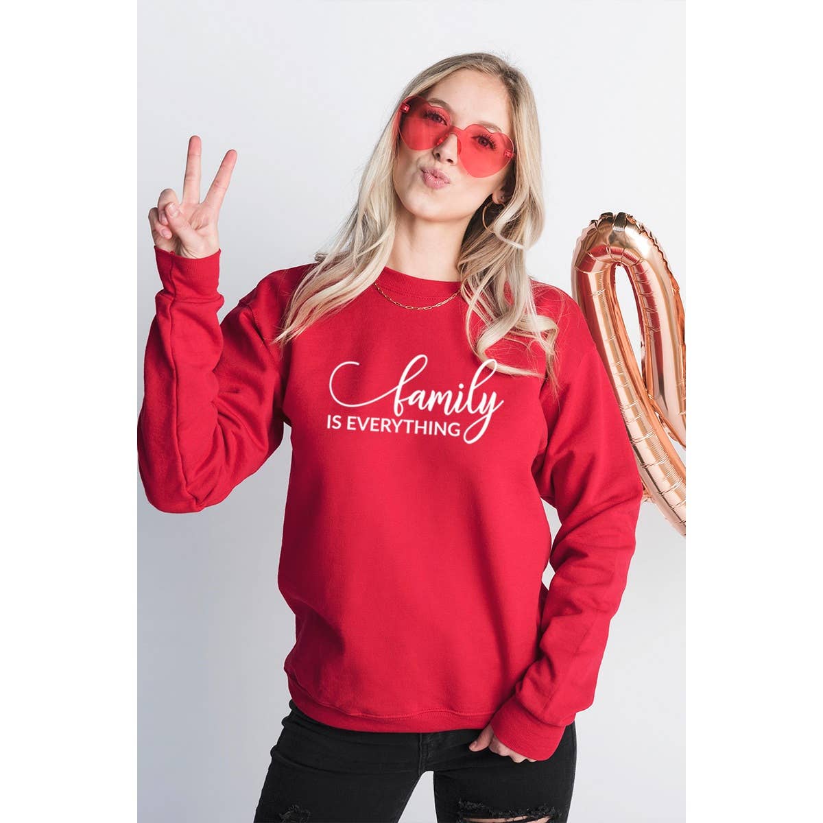 Family Is Everything Graphic Sweatshirts