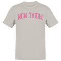 Real Mom Wow Pink Text Men's T-Shirt