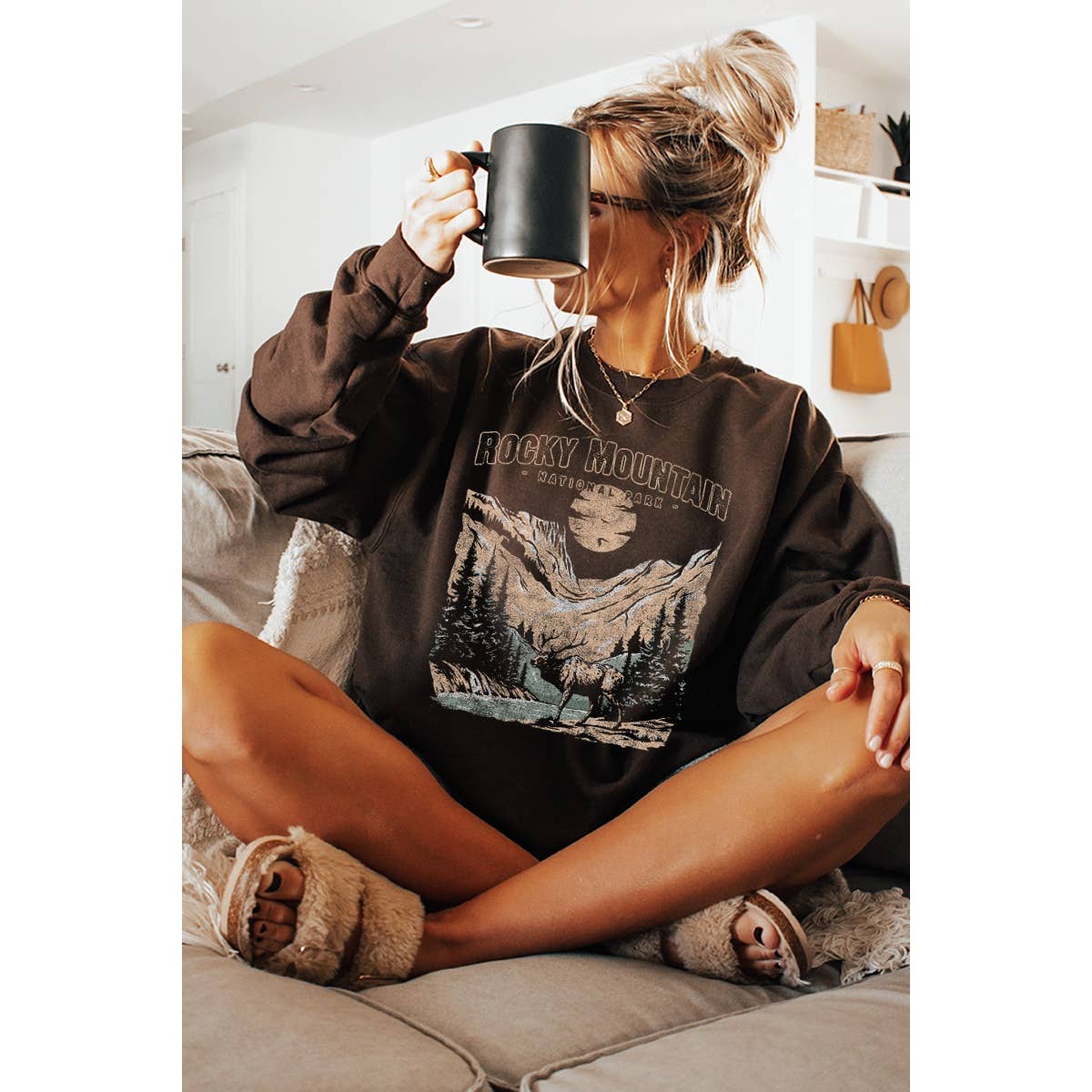 Rocky Mountain  Vintage Graphic Sweatshirts
