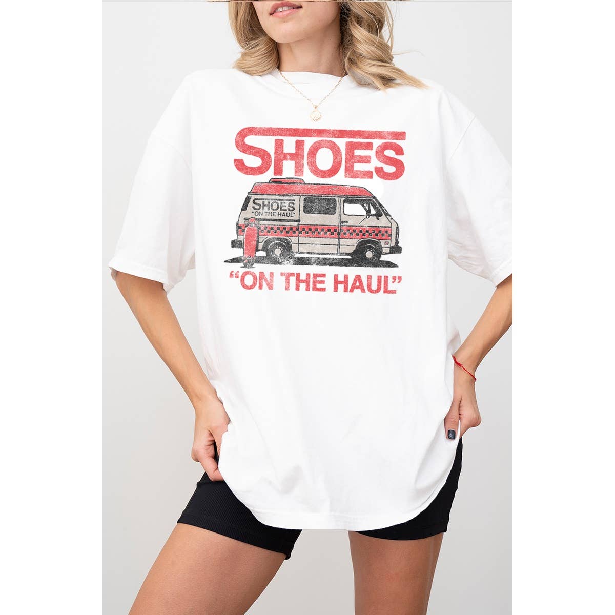 Shoes On the Haul Vintage Graphic Oversized Tee