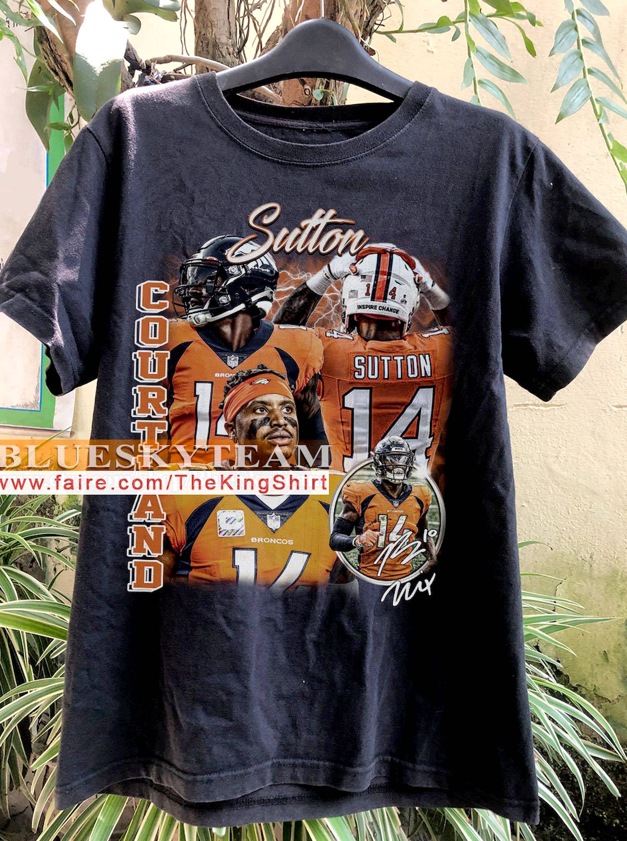 Vintage 90s Courtland Sutton T-Shirt - Retro Football Sport