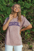 Coastal Mineral Washed Graphic Top