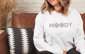 Moody Happy Face Crew Neck Sweatshirt