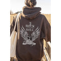 Rock and Roll  Vintage Graphic  Hoodie