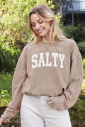 Salty  Thermal Vintage Pullover