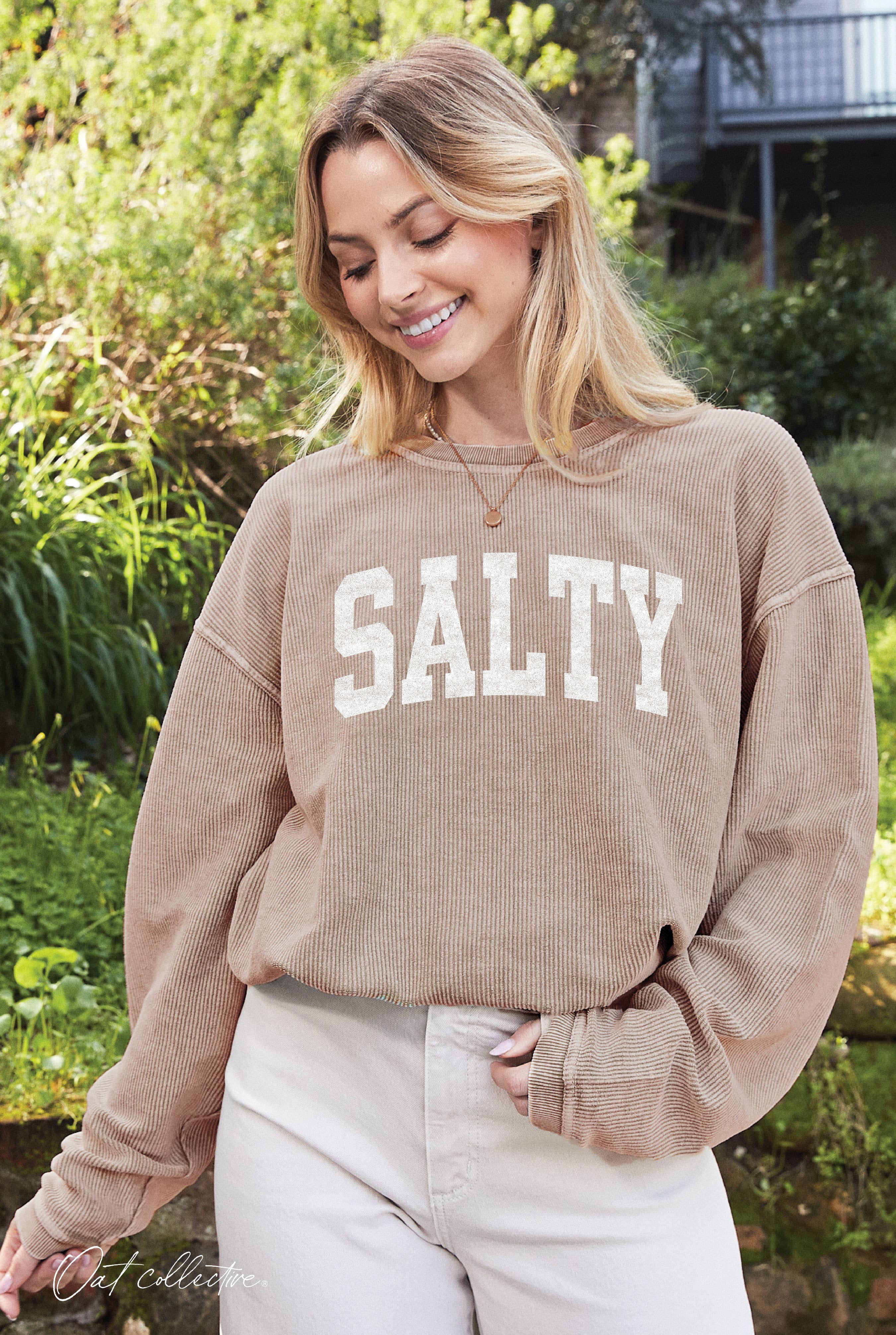 Salty  Thermal Vintage Pullover