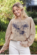 America the Beautiful Thermal Vintage Pullover