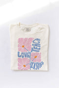 Teach Love Inspire Mineral Washed Graphic Top
