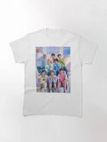 Stray Kids Skz 2024 Cute Happy Smiling Idols Fluffy T-Shirt