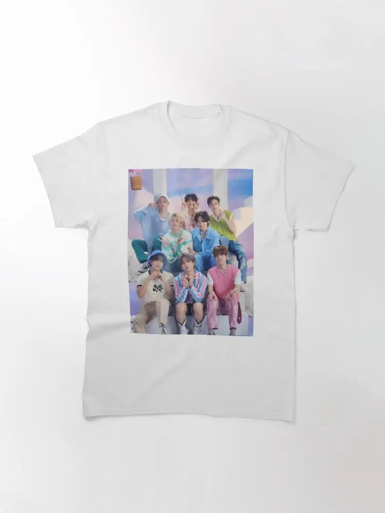 Stray Kids Skz 2024 Cute Happy Smiling Idols Fluffy T-Shirt