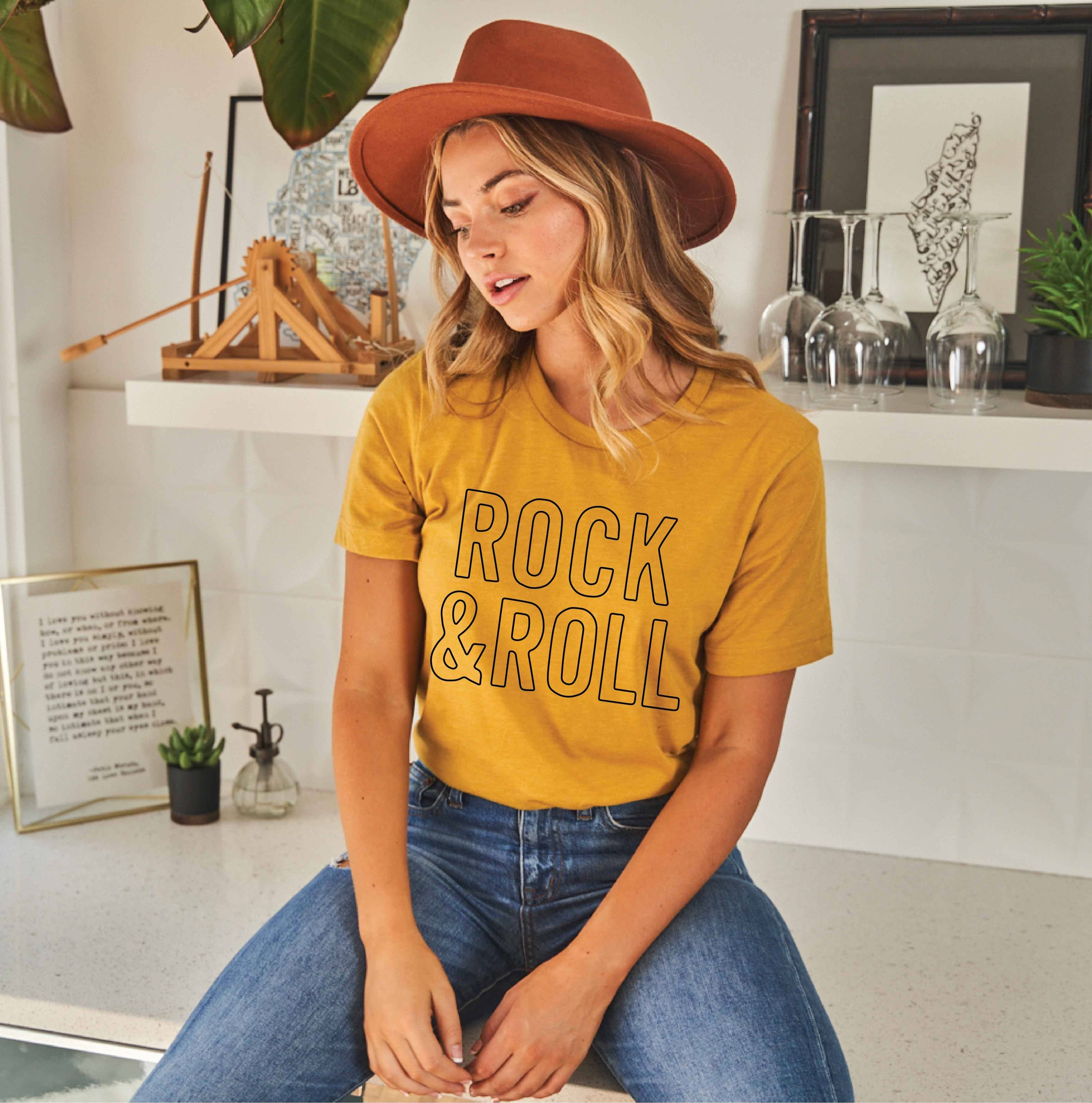 Rock and Roll Graphic T-Shirt