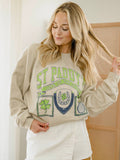St. Paddy's Day Patch Sand Thrifted Graphic Sweatshirt