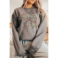 Christmas Light Ribon Vintage Graphic Sweatshirts