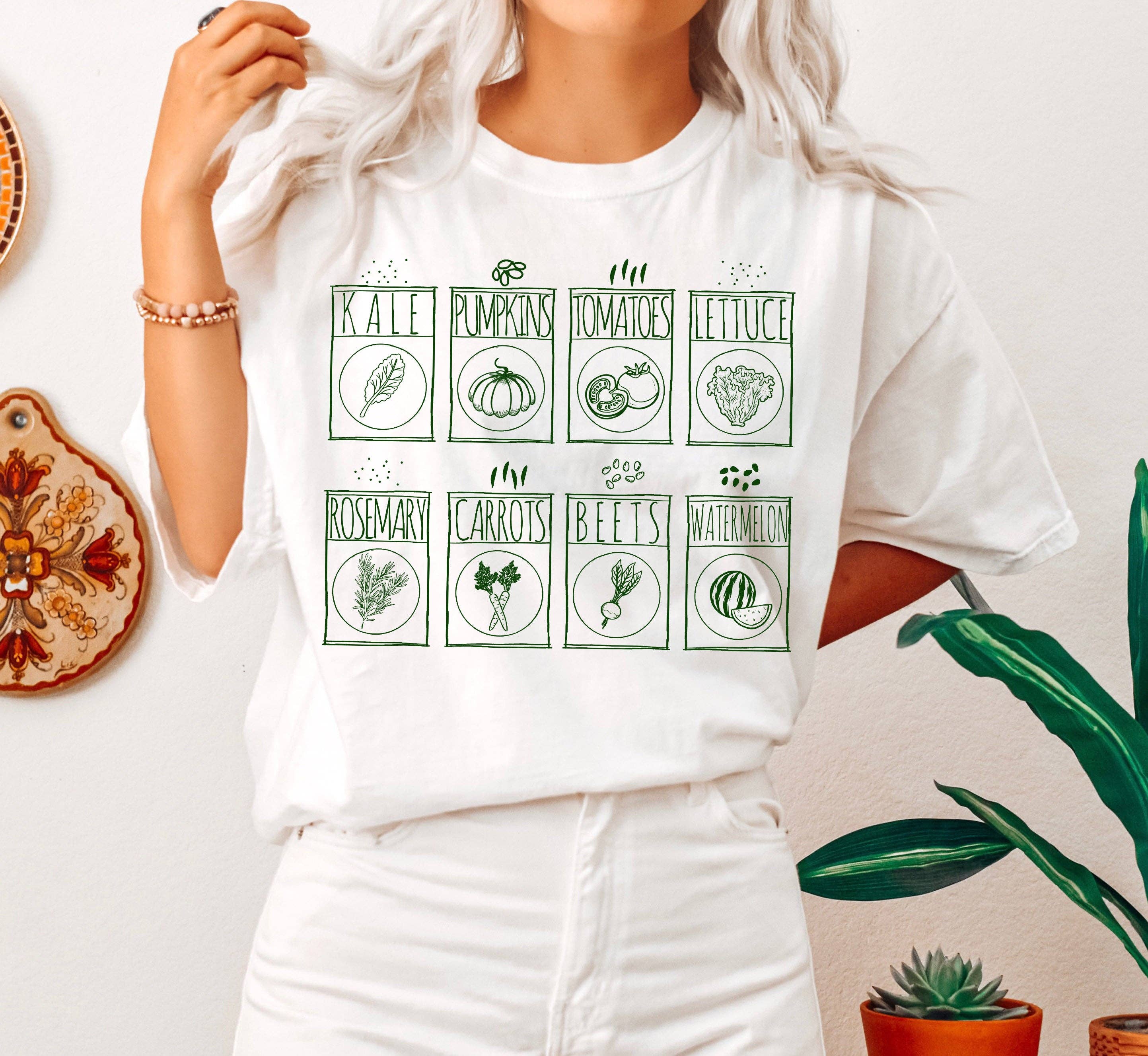 Vegetable Lover Gardening Vegan Kale T-Shirt
