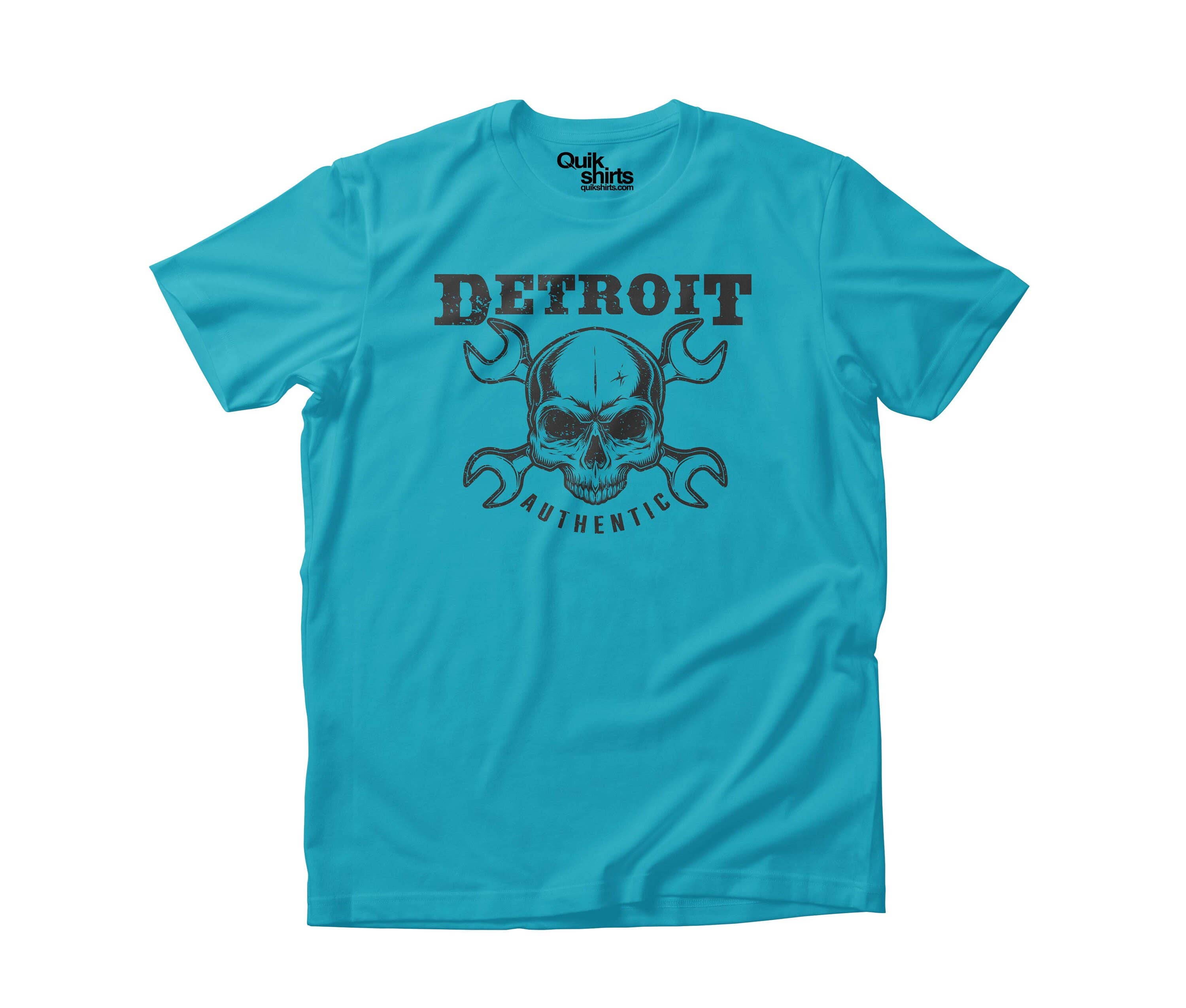 Detroit Skull & Cross Wrenches - Premium Custom T-Shirt