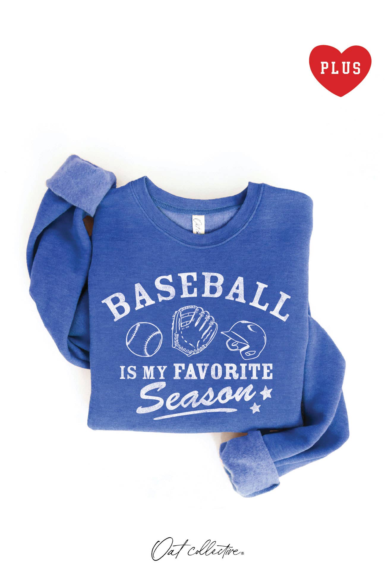 Baseball Is My Favorite Season Plus Graphic Sweatshirt
