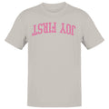 Joy First Motivational Arched Text Men's T-Shirt
