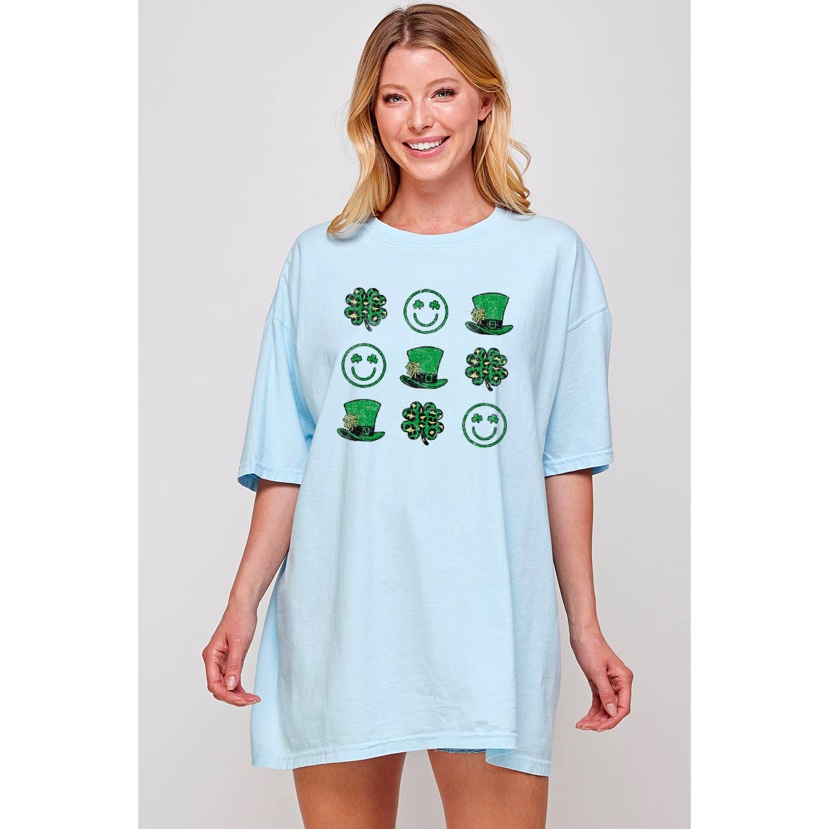 Saint Patrics Graphic Oversized Tee