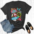 Western Darlin' Cowgirl Collage Graphic Tee
