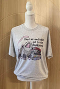 Shut Up and Take Me To the Bookstore On Ash Gray Tee