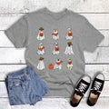 Halloween Ghost Dogs Graphic Tee