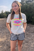 Neon Wild West Aztec Tee