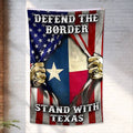 Texas Flag 5: Defend the Border Vertical