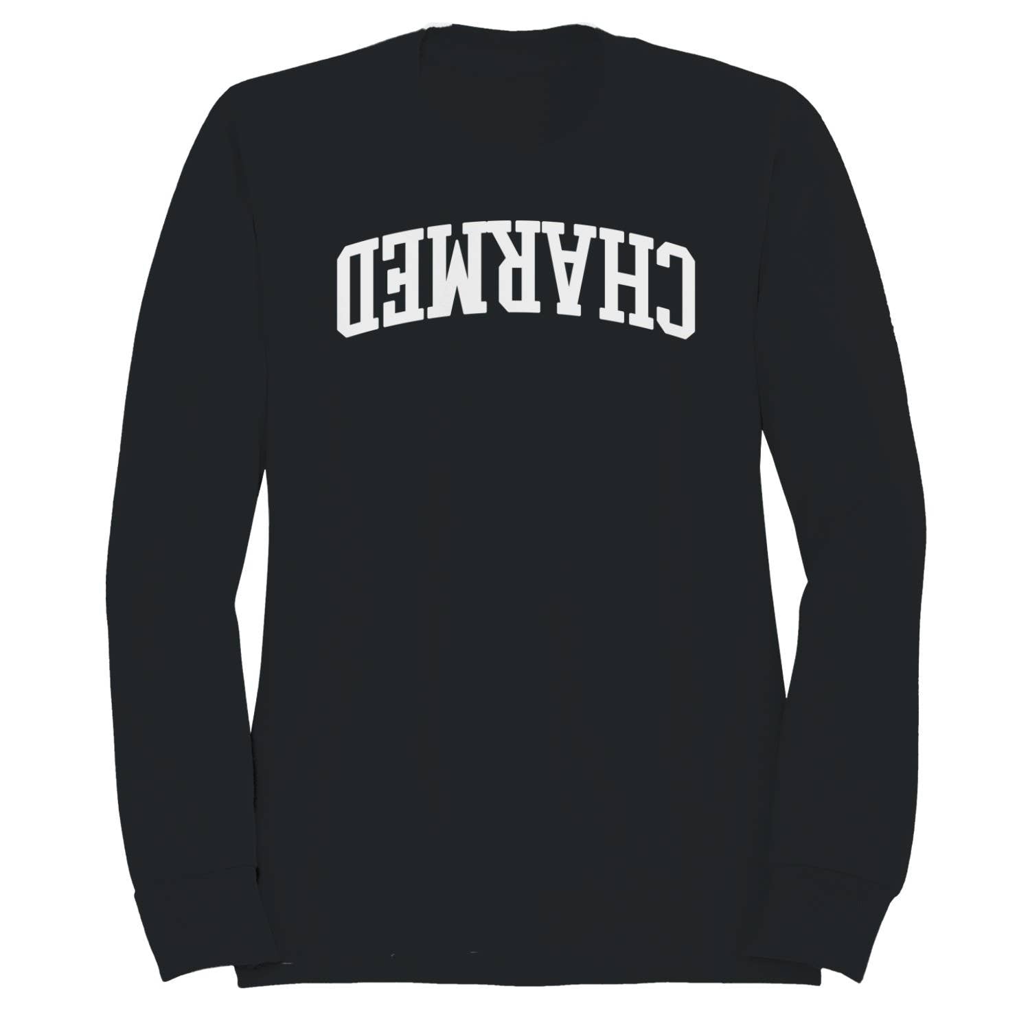 Upside Down Charmed Bold Typography Women's Sweatshirt