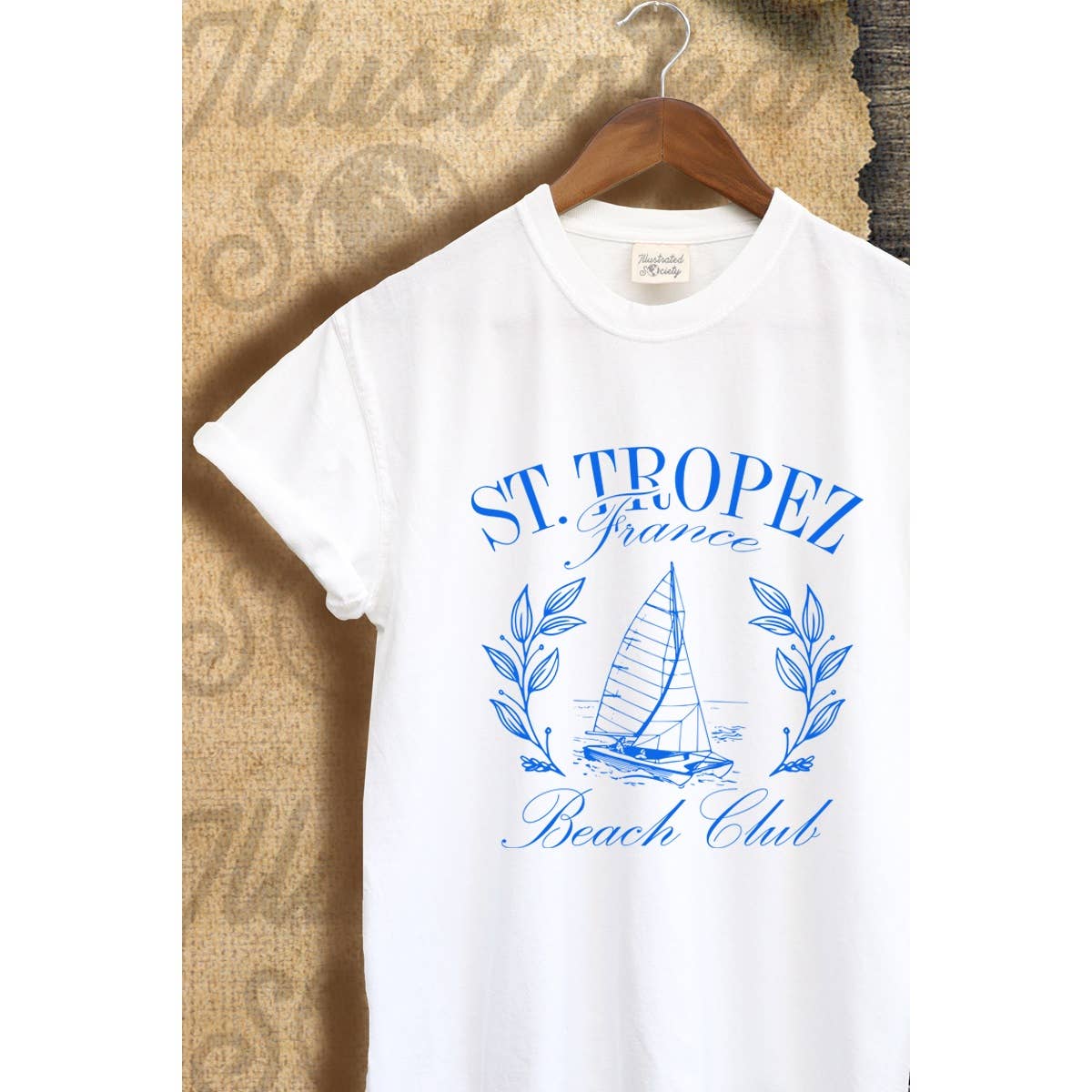 St Tropez Vintage Graphic  Tee